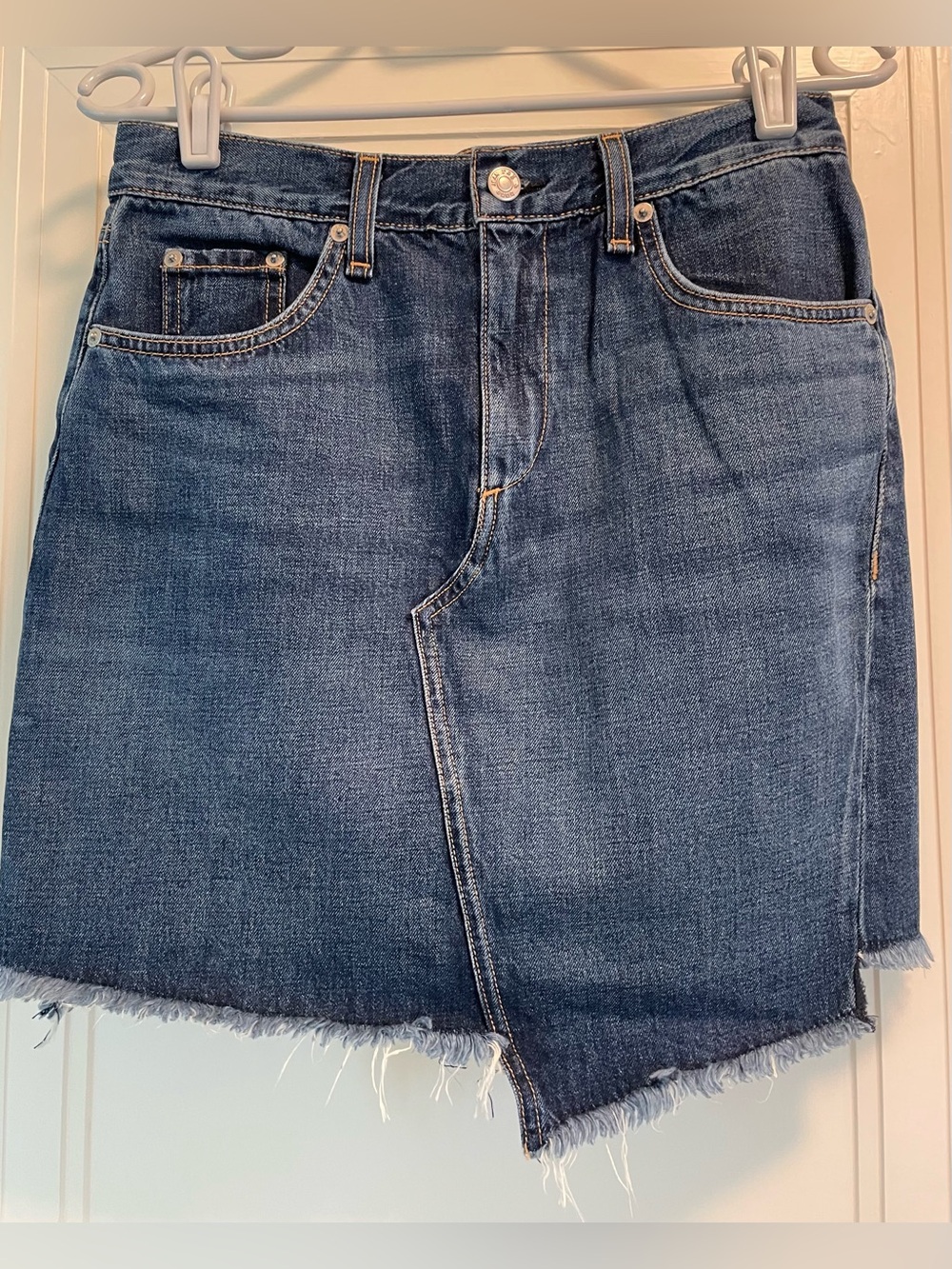 rag & bone Denim Skirt